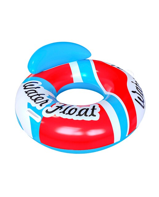Imagen 0 de Colchoneta redonda hinchable con respaldo 105 cm.