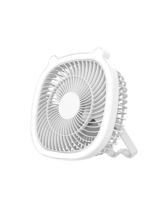 Imagen 0 de Ventilador portátil de 5W, con batería recargable y 3 velocidades.