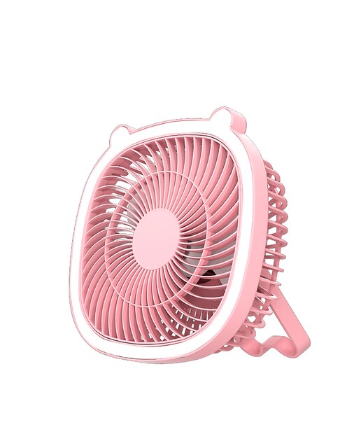 Imagen 0 de Ventilador portátil de 5W, con batería recargable y 3 velocidades.