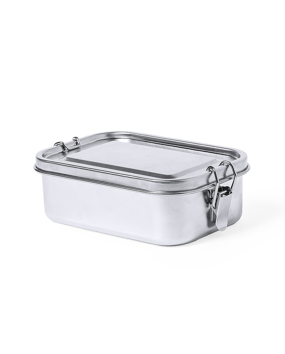 Imagen 0 de Fiambrera 750 ml. Cierre Seguridad 17.00x5.70x11.90 Cm. Color: Plata