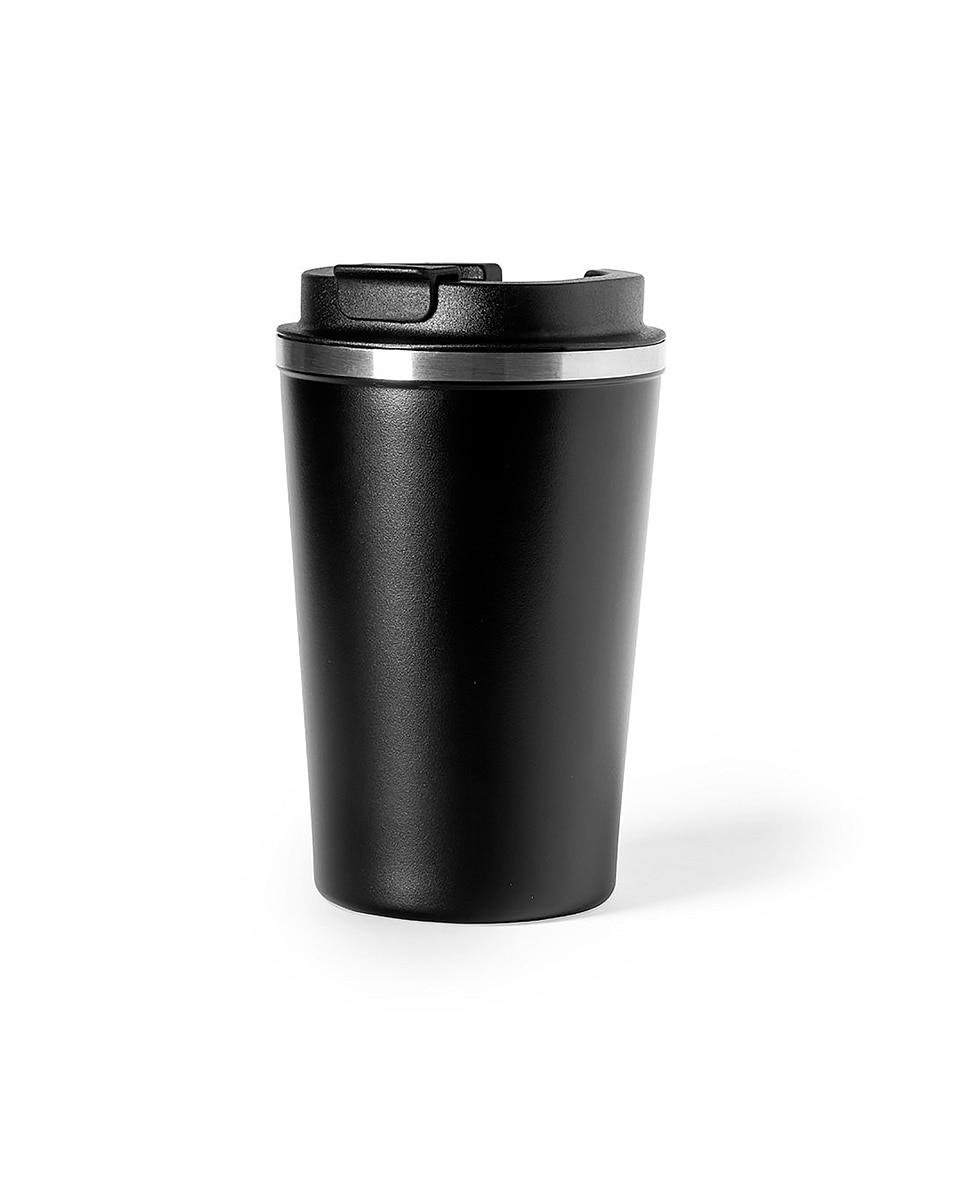 Imagen 0 de Vaso térmico de acero inox de doble pared y 350ml de capacidad. Con dosificador en tapa, libre de BPA.