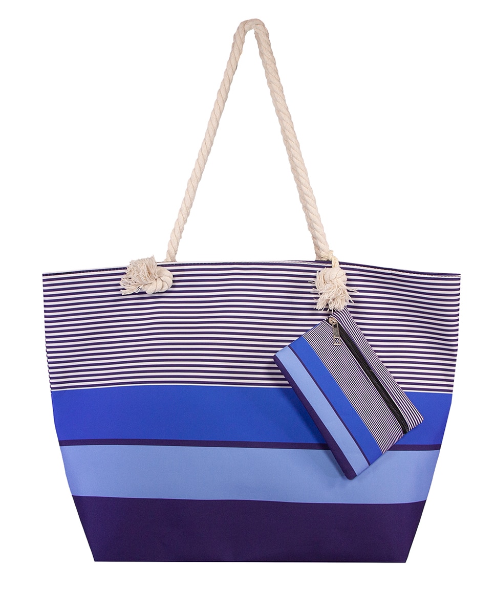 Imagen 0 de Bolso estampado de playa con monedero