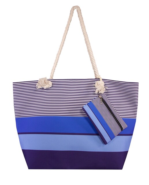 Imagen 0 de Bolso estampado de playa con monedero