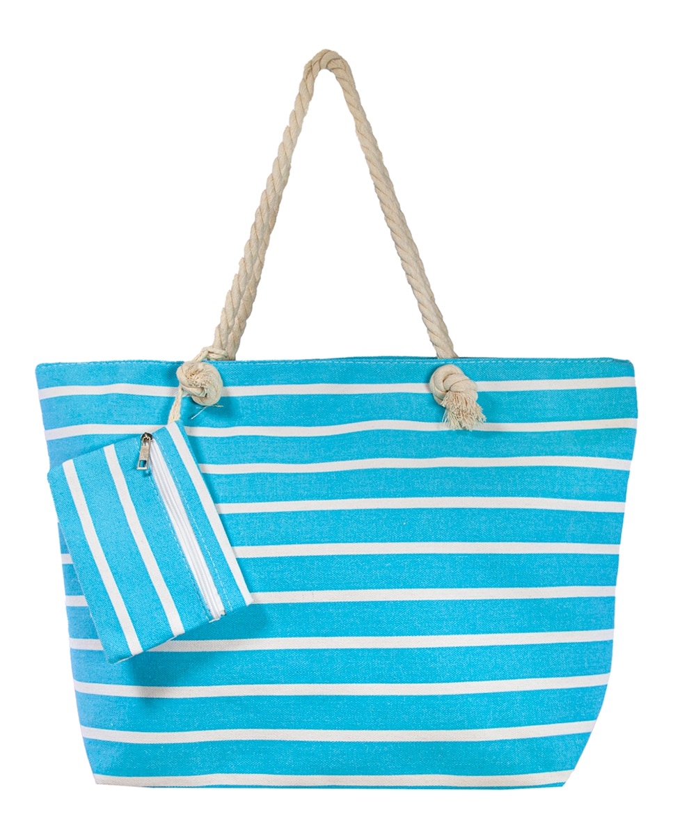 Imagen 0 de Bolso estampado de playa con monedero