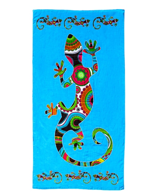 Imagen 0 de Toalla de playa estampada 100% algodón