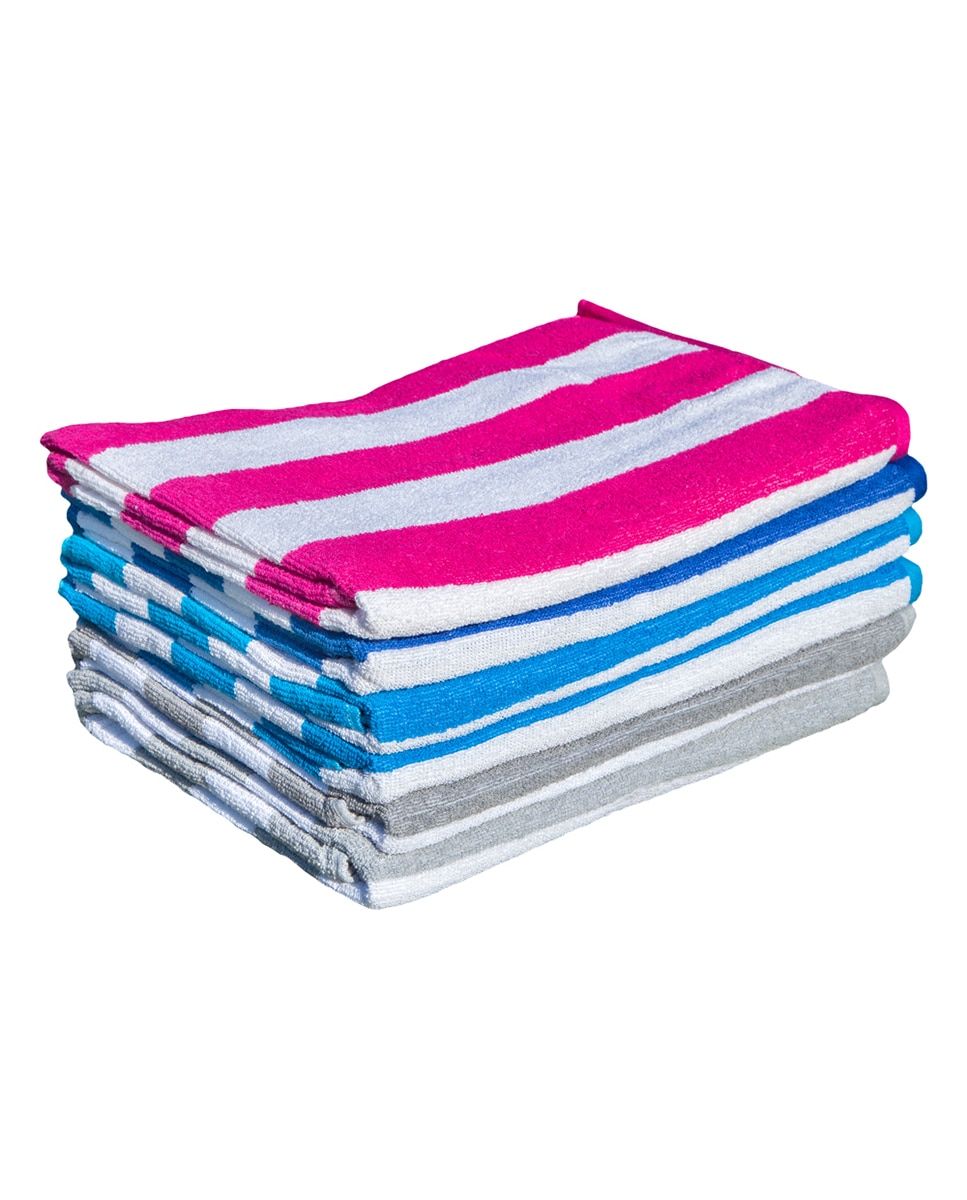 Imagen 0 de Pack 6 toallas de playa jacquard