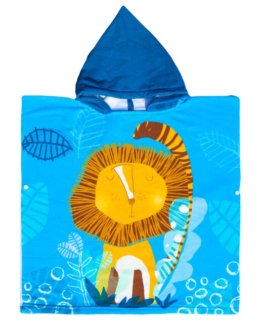 Imagen 0 de Poncho de playa infantil microfibra con rizo