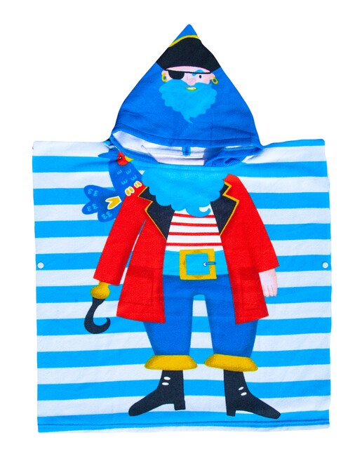 Imagen 0 de Poncho de playa infantil microfibra con rizo