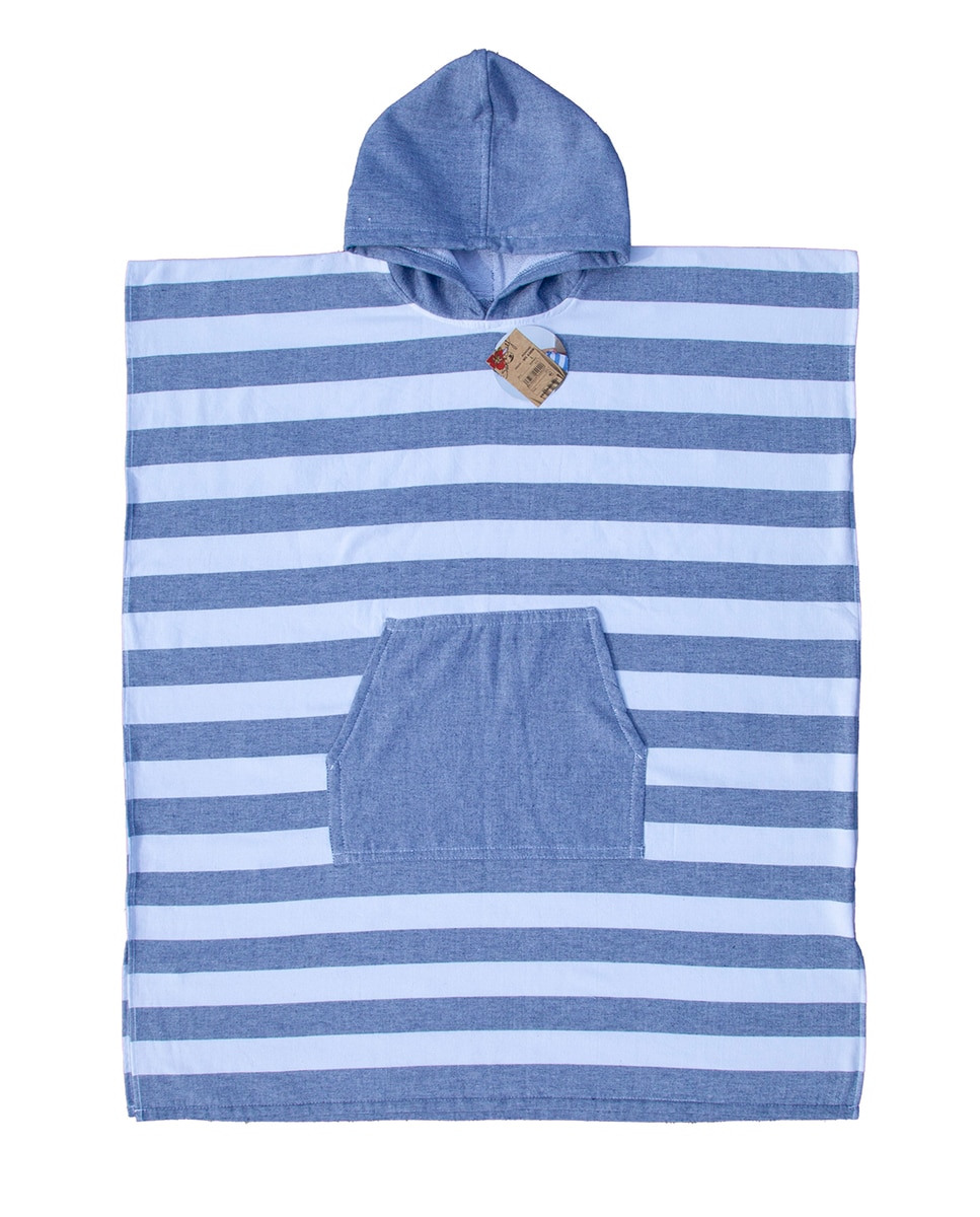 Imagen 0 de Poncho de playa infantil 100% algodón