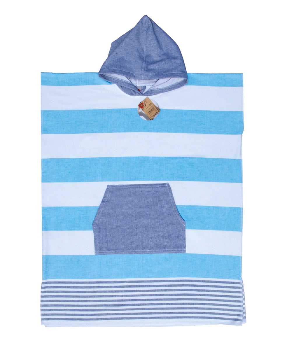Imagen 0 de Poncho de playa 100% algodón