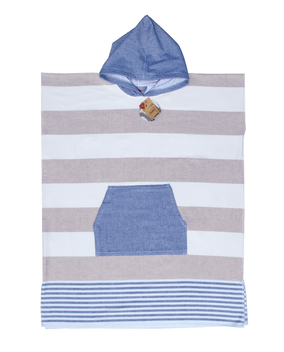Imagen 0 de Poncho de playa 100% algodón