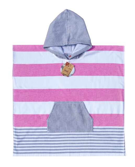 Imagen 0 de Poncho de playa infantil 100% algodón