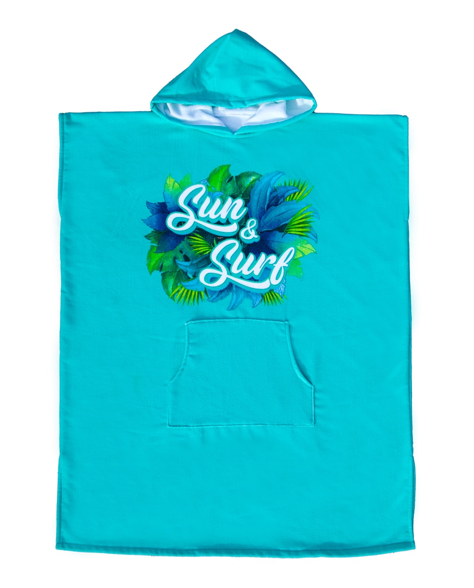 Imagen 0 de Poncho de playa microfibra con rizo