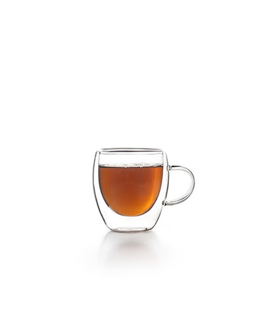 Imagen 0 de Set 2 vasos borosilicato doble pared 150