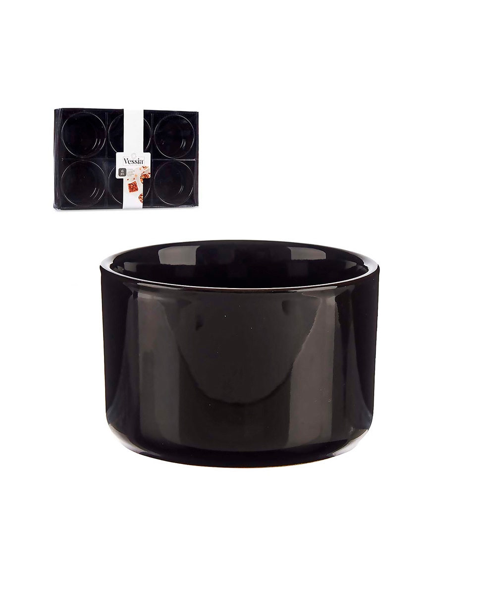 Imagen 0 de Set 6 bols porcelana redondos 350ml