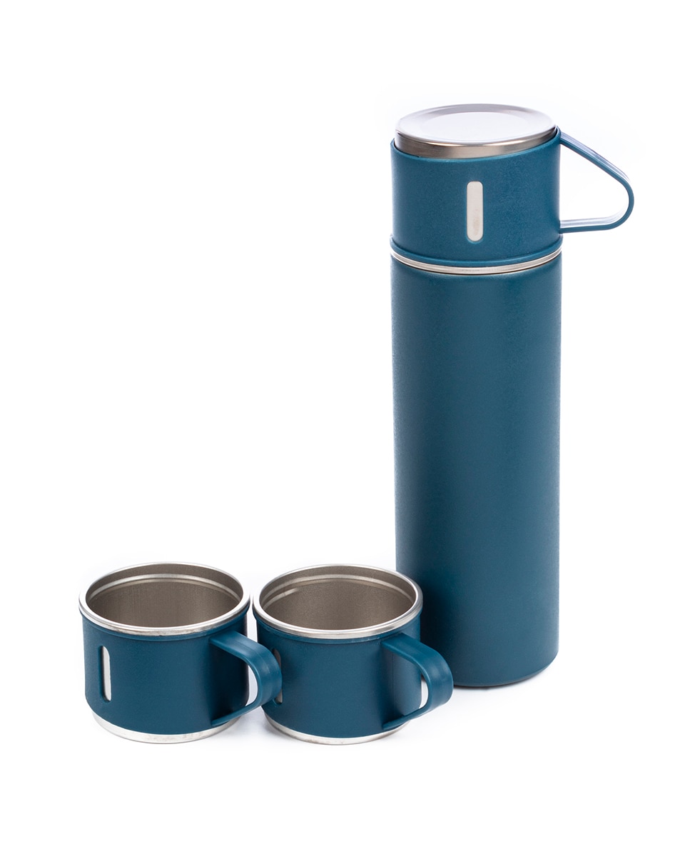 Imagen 0 de Juego de termo de 500ml y 3 tazas aislantes. Matenimiento de frio y calor de 6 a 12 horas.