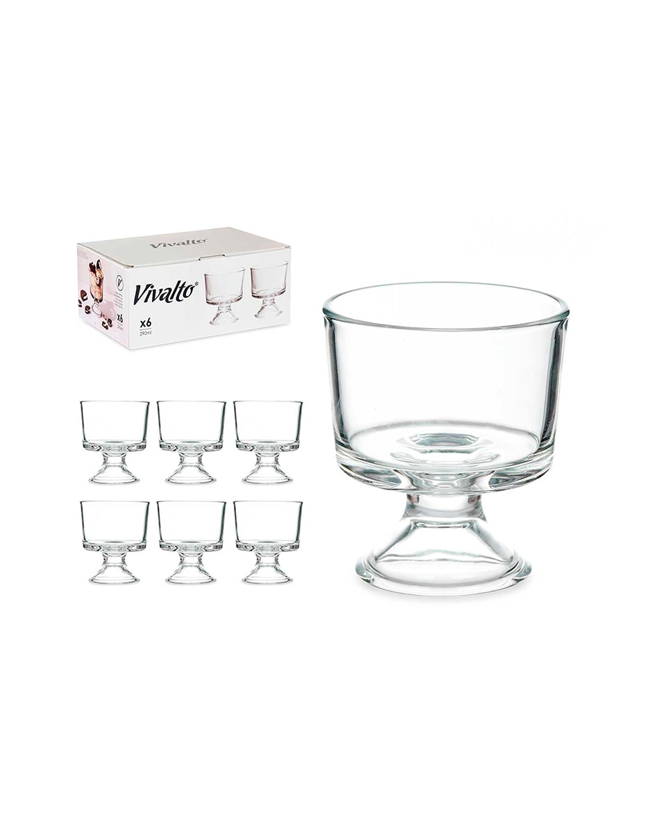 Imagen 0 de Pack 6 copas helado 290 ml