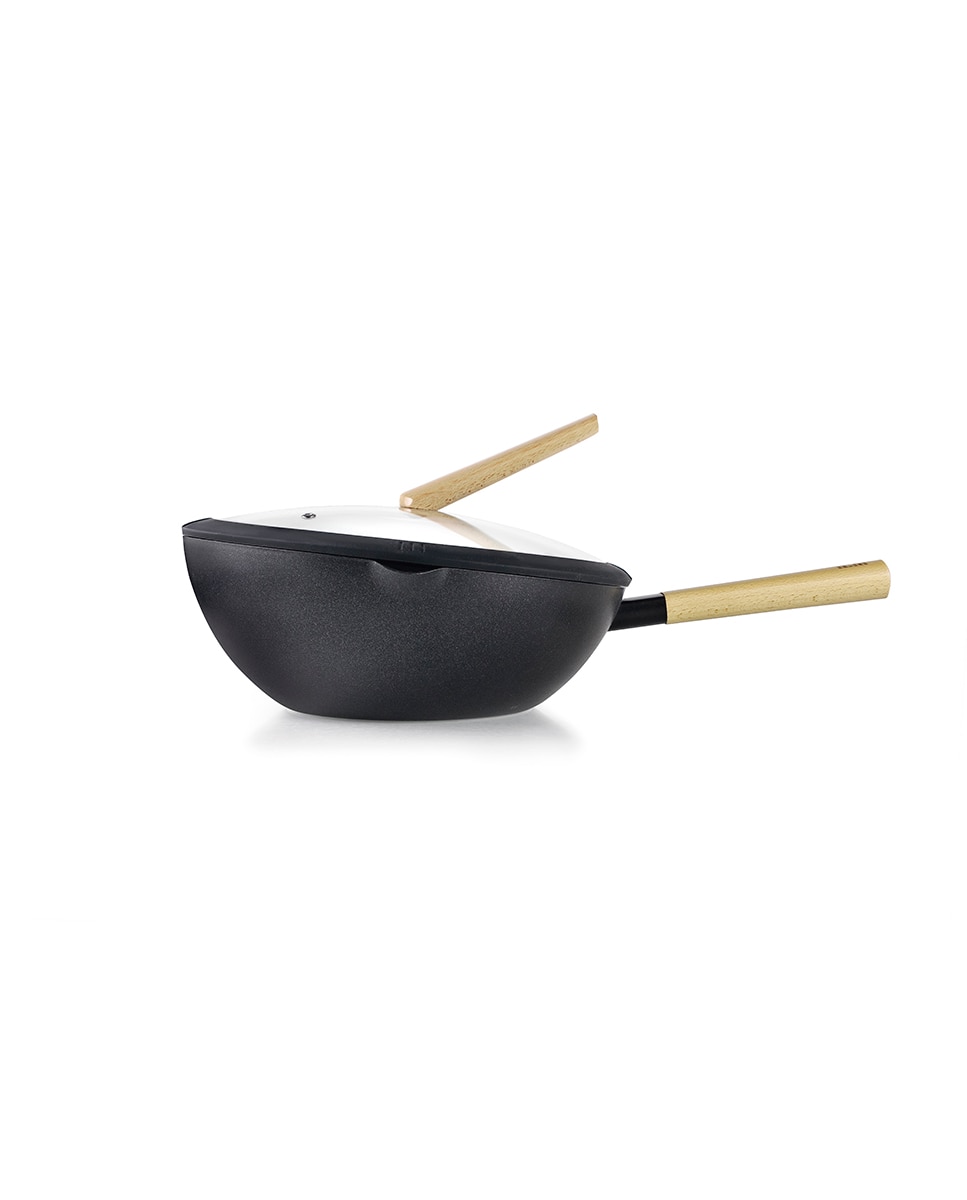 Imagen 0 de Wok luxe con tapa 30 cm