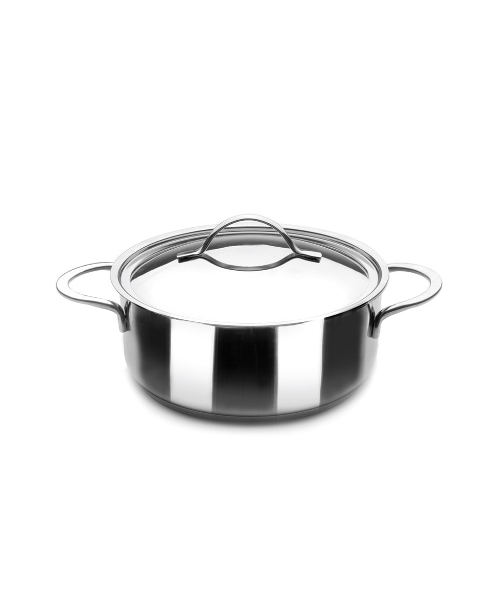 Imagen 0 de Cacerola con tapa inox noah 24 cm