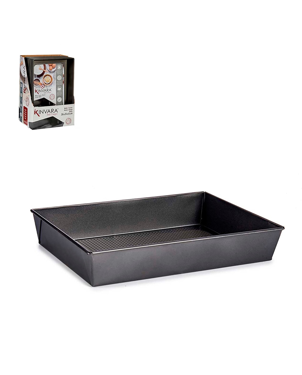 Imagen 0 de Molde rectangular metal 36cm