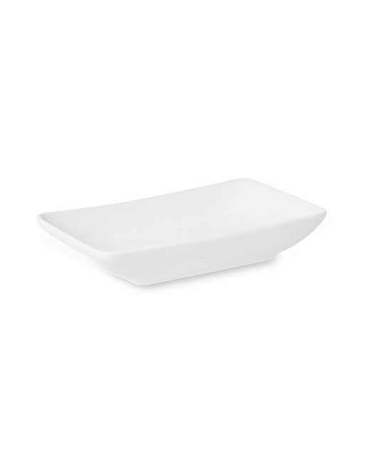 Imagen 0 de Pack 6 bandejas rectangular porcelana 19 cm