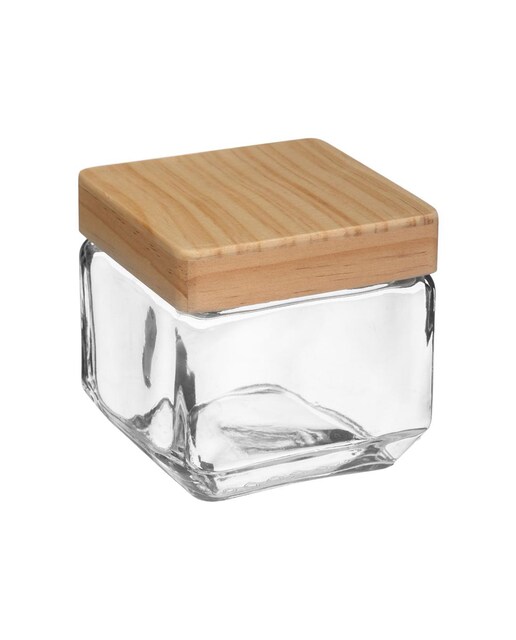 Tarro vidrio cuadrado 0.85 l