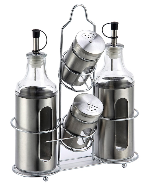 Imagen 0 de Vinagrera Pack 4 inox color plateado