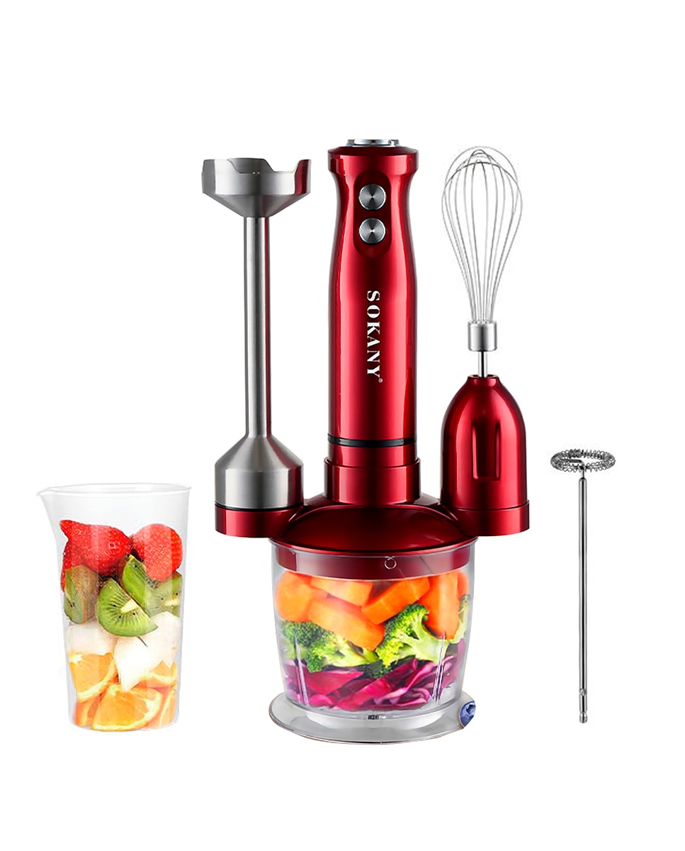 Imagen 0 de Procesador de alimentos multifunción 5 en 1. Motor de cobre con 600W de potencia y 2 niveles de velocidad.
