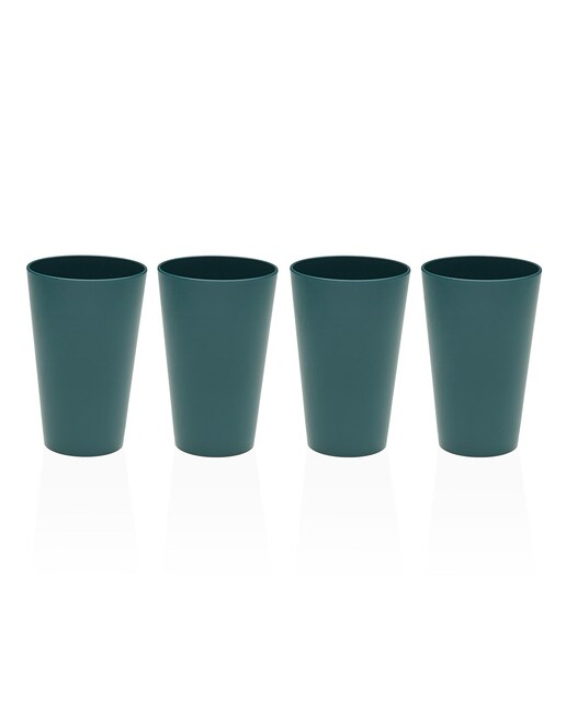Set 4 vasos  de polietileno