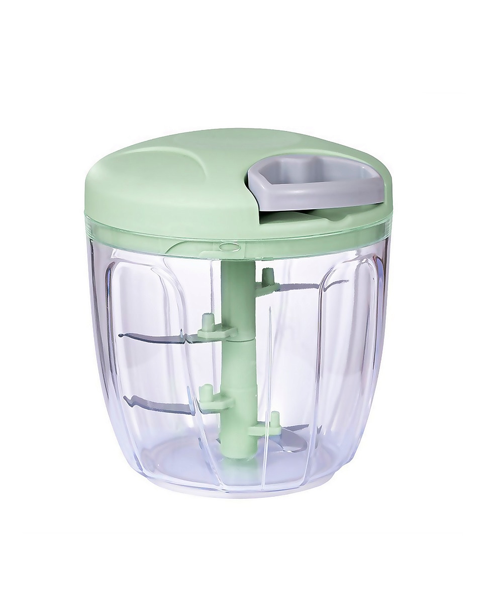 Imagen 0 de Picadora multiusos con cuchillas de acero inoxidable, corte multidireccional y 900ml de capacidad.