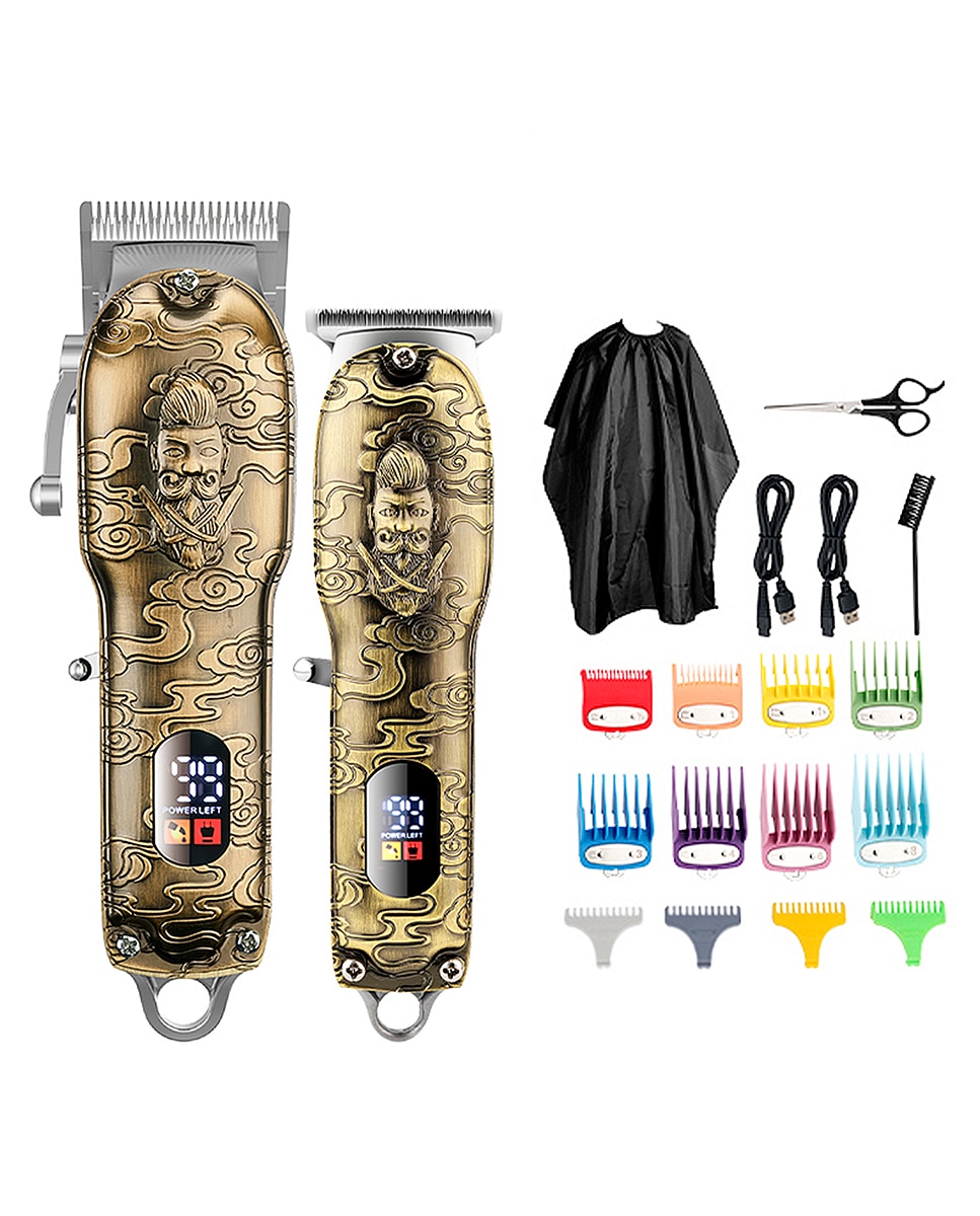 Imagen 0 de Kit 2 en 1 con recortador + perfilador de pelo y barba LM-2025