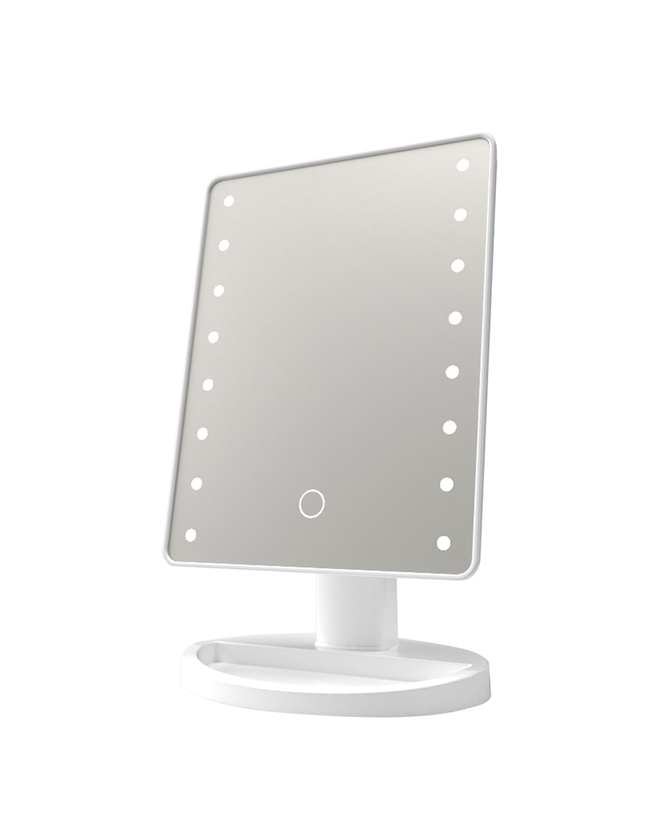 Imagen 0 de Espejo de maquillaje con 16 luces LED. Sensor táctil, rotación 180°