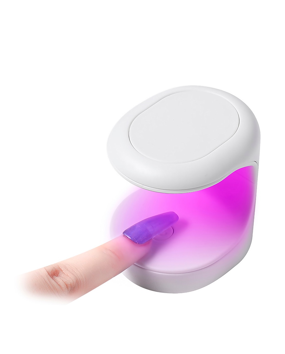 Imagen 0 de Lámpara de secado de uñas UV ultravioleta USB para esmaltes especiales tipo semipermantente, acrílico, etc