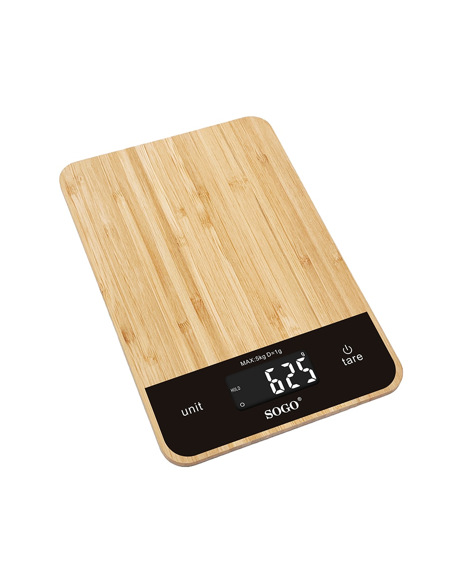 Imagen 0 de Báscula de cocina electrónica bamboo scale5000