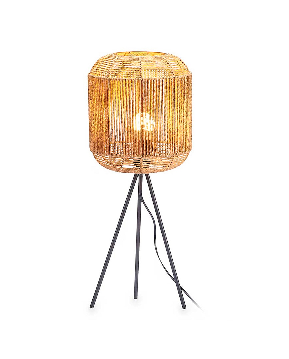 Imagen 0 de Lámpara trípode diseño cilindro cuerda. Potencia máxima 40W.