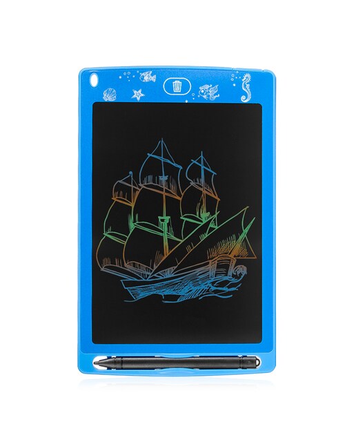 Imagen 0 de Tableta lcd portátil de dibujo y escritura con fondo multicolor de 8,5 pulgadas
