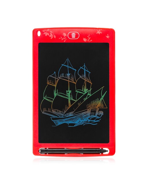 Imagen 0 de Tableta lcd portátil de dibujo y escritura con fondo multicolor de 8,5 pulgadas