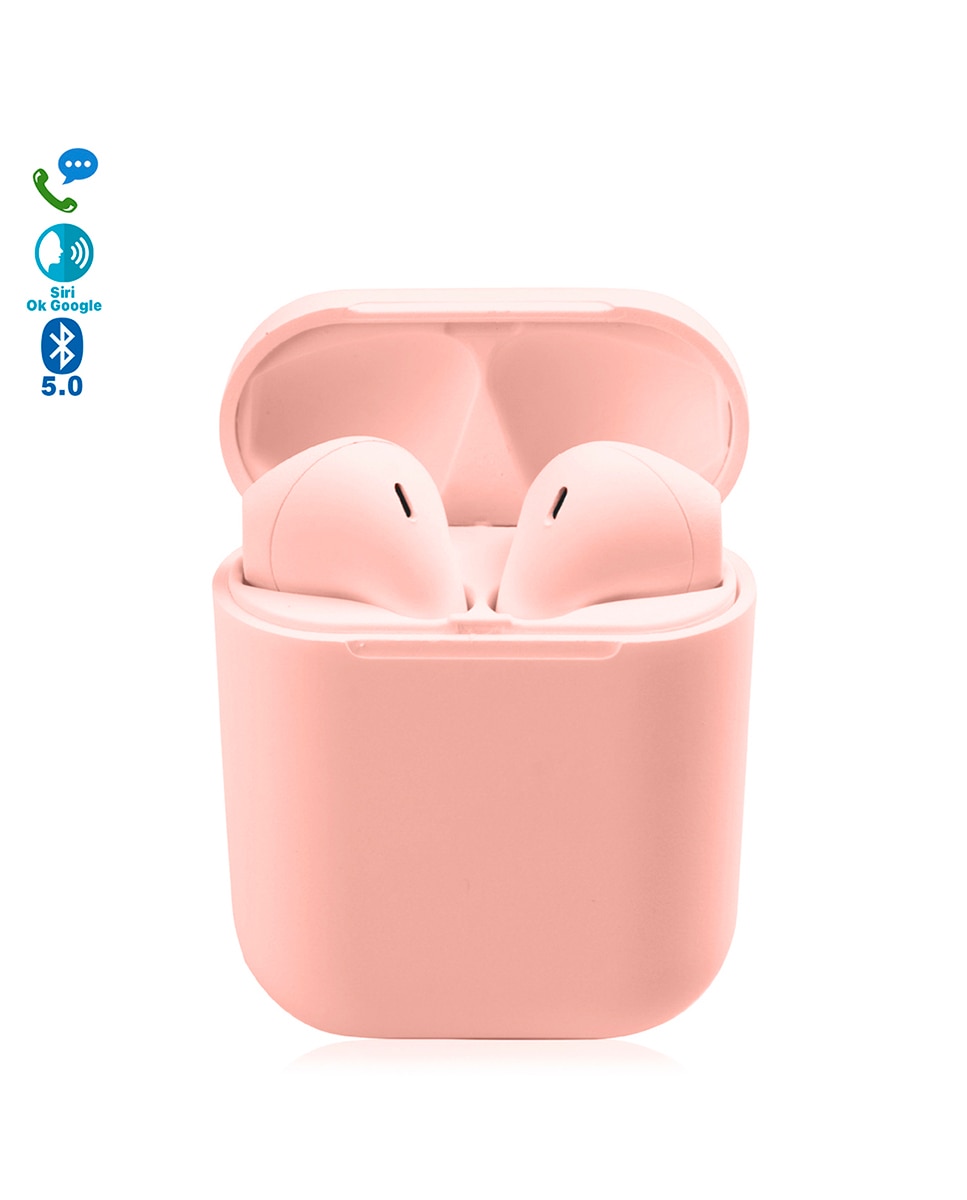 Imagen 0 de Auriculares dam d120 tws bluetooth 5.0 táctiles con base de carga y sincronización automática con ventana emergente