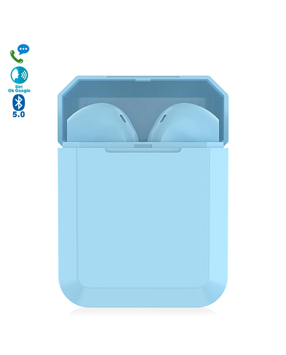 Imagen 0 de Auriculares tws i2 bluetooth 5.0 táctil con base de carga desiño ergonómico exclusivo poligonal