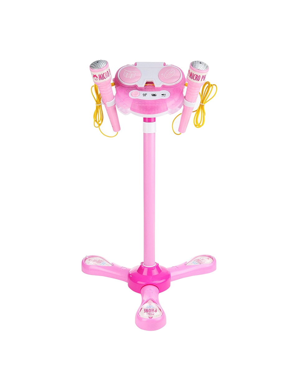 Imagen 0 de Kit karaoke infantil con 2 micrófonos y stand soporte