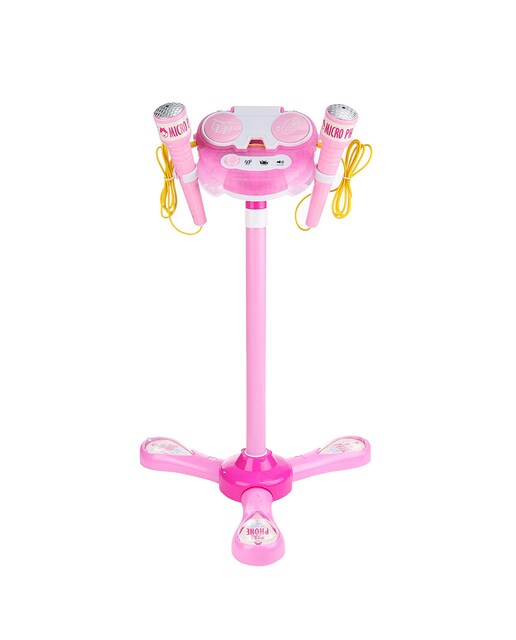 Imagen 0 de Kit karaoke infantil con 2 micrófonos y stand soporte