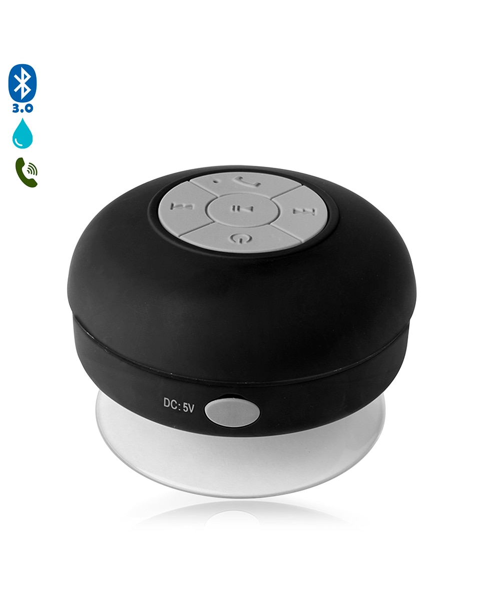 Imagen 0 de Altavoz rariax bluetooth con ventosa, resistente a salpicaduras de agua, especial ducha