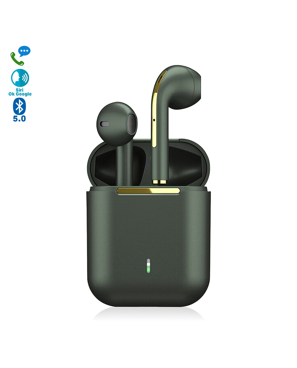 Imagen 0 de Auriculares tws j18 bluetooth 5.0, controles táctiles, base de carga 300 mah