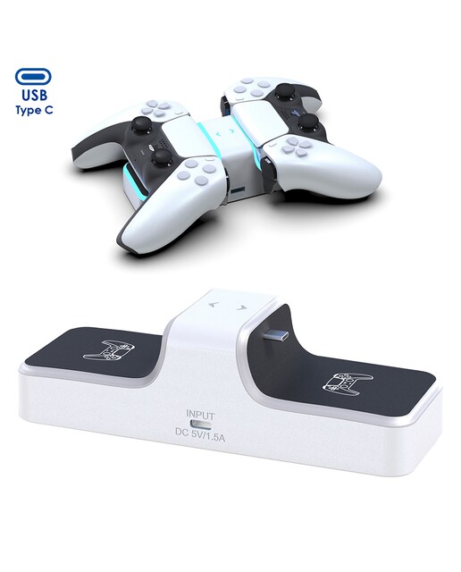 Imagen 0 de Cargador dual para 2 mandos de ps5