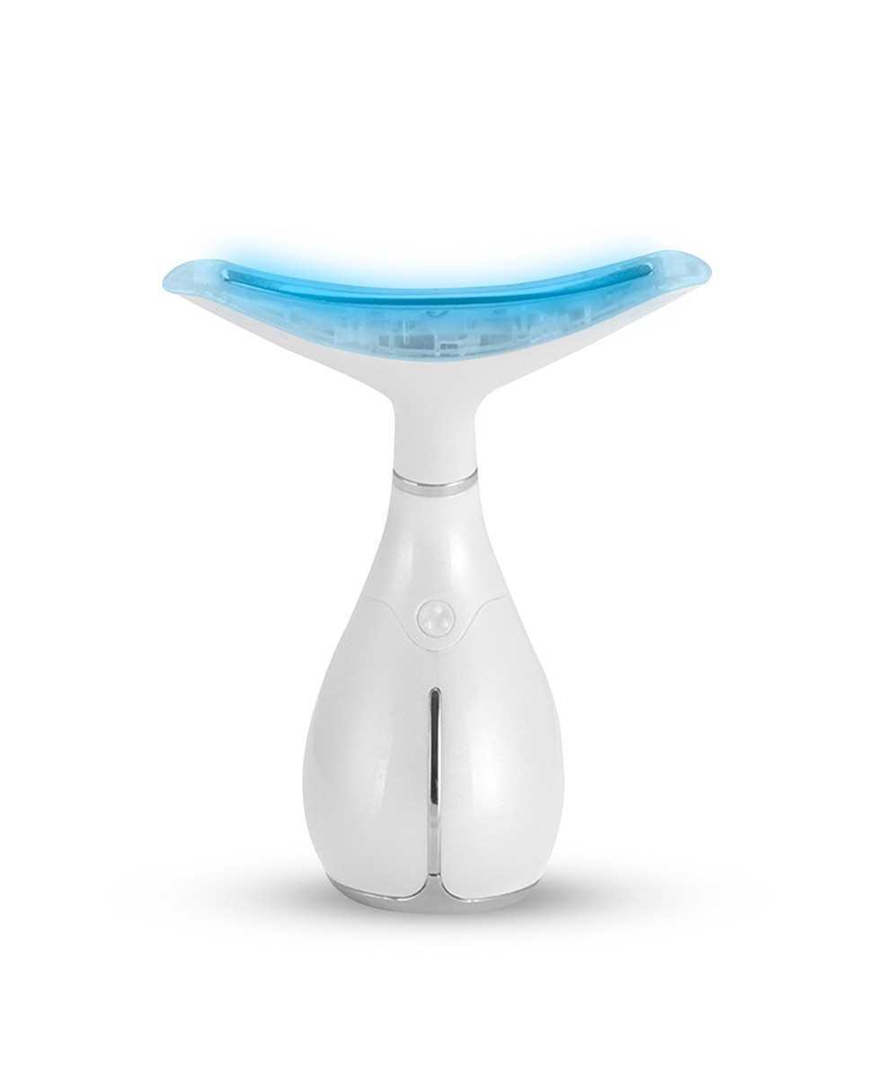 Imagen 0 de Masajeador ultrasónico para cara y cuello con tratamiento de luz LED