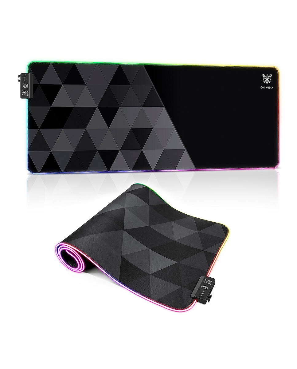 Imagen 0 de Alfombrilla gaming Onikuma con luces LED RGB estáticas y dinámicas