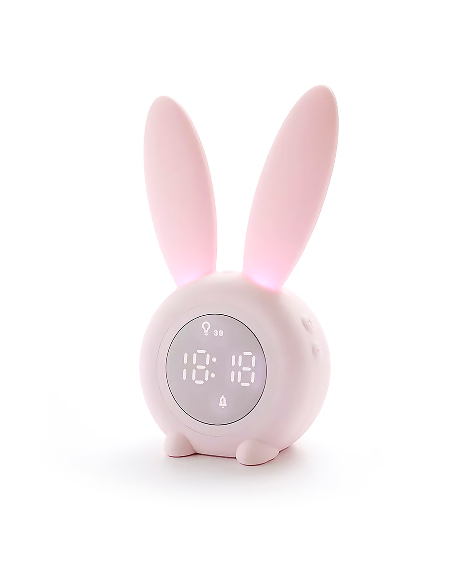 Imagen 0 de Reloj despertador infantil conejito con luz