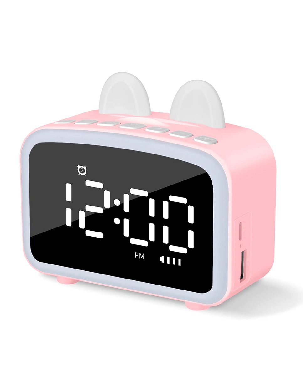 Imagen 0 de Reloj despertador lcd con luz nocturna
