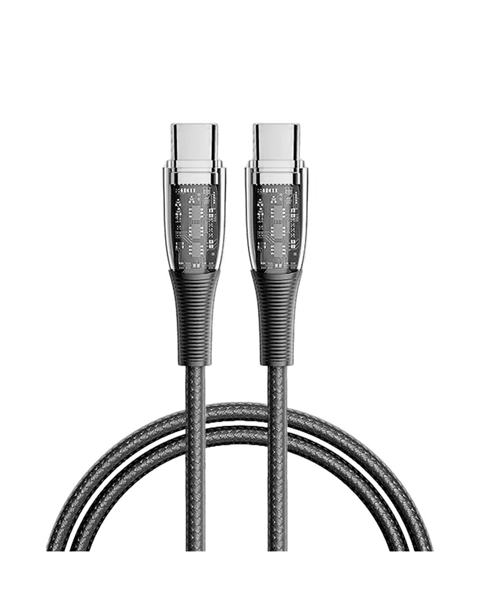 Imagen 0 de Cable USB-C a USB-C PD60W. Longitud: 1,2 metros, OD 4,0mm.