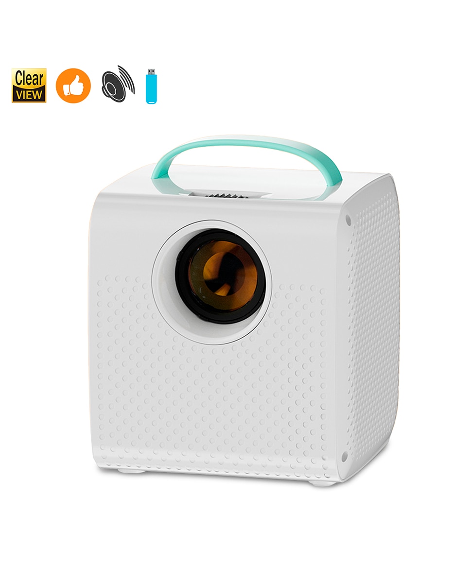 Imagen 0 de Proyector de video para niños, con entradas HDMI y USB. Resolución compatible HD1080P.